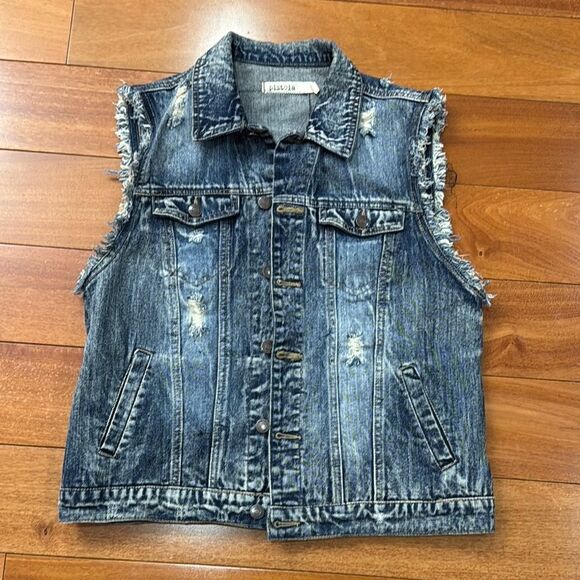 Pistola Metal Battle Vest Cannibal Jvdas Priest Bands Embroidered Patches Sz L - Picture 3 of 11